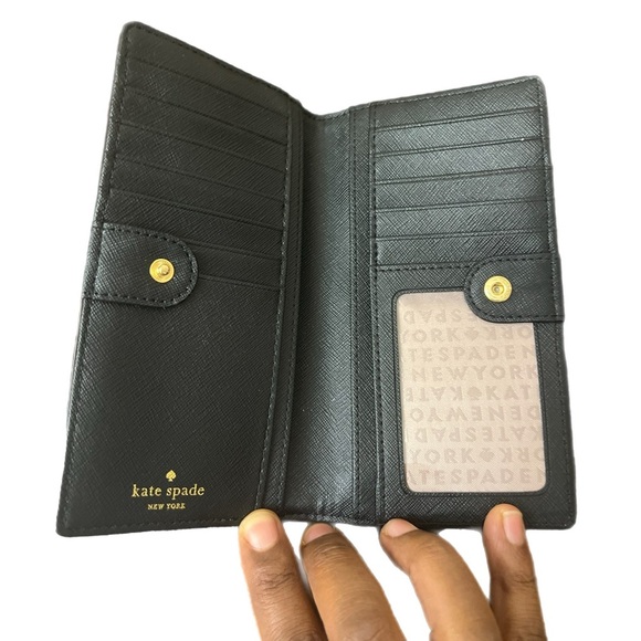 Kate Spade Black and Tan Wallet - Picture 4 of 5
